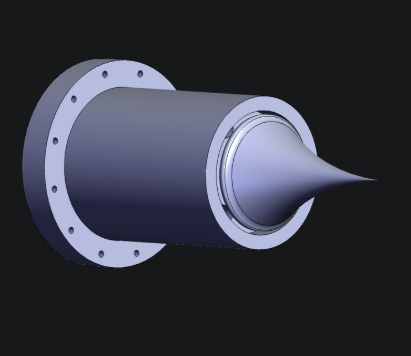 Aerospike nozzle — CAD model